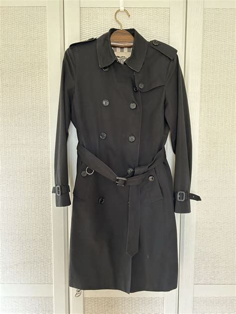 burberry trenchcoat schwarz gebraucht